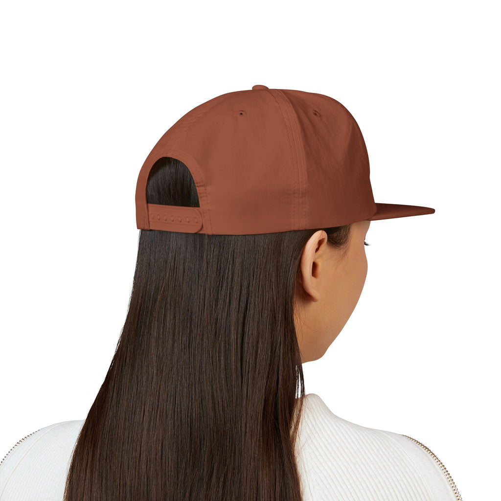 Freedom Surf Cap — Minimalist White Surf Hat with 'FREEDOM.'