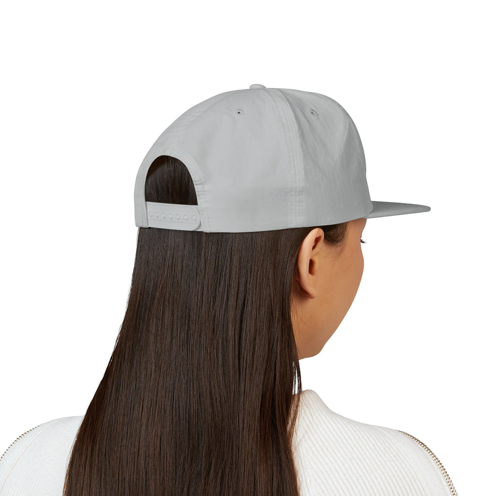Freedom Surf Cap — Minimalist White Surf Hat with 'FREEDOM.'