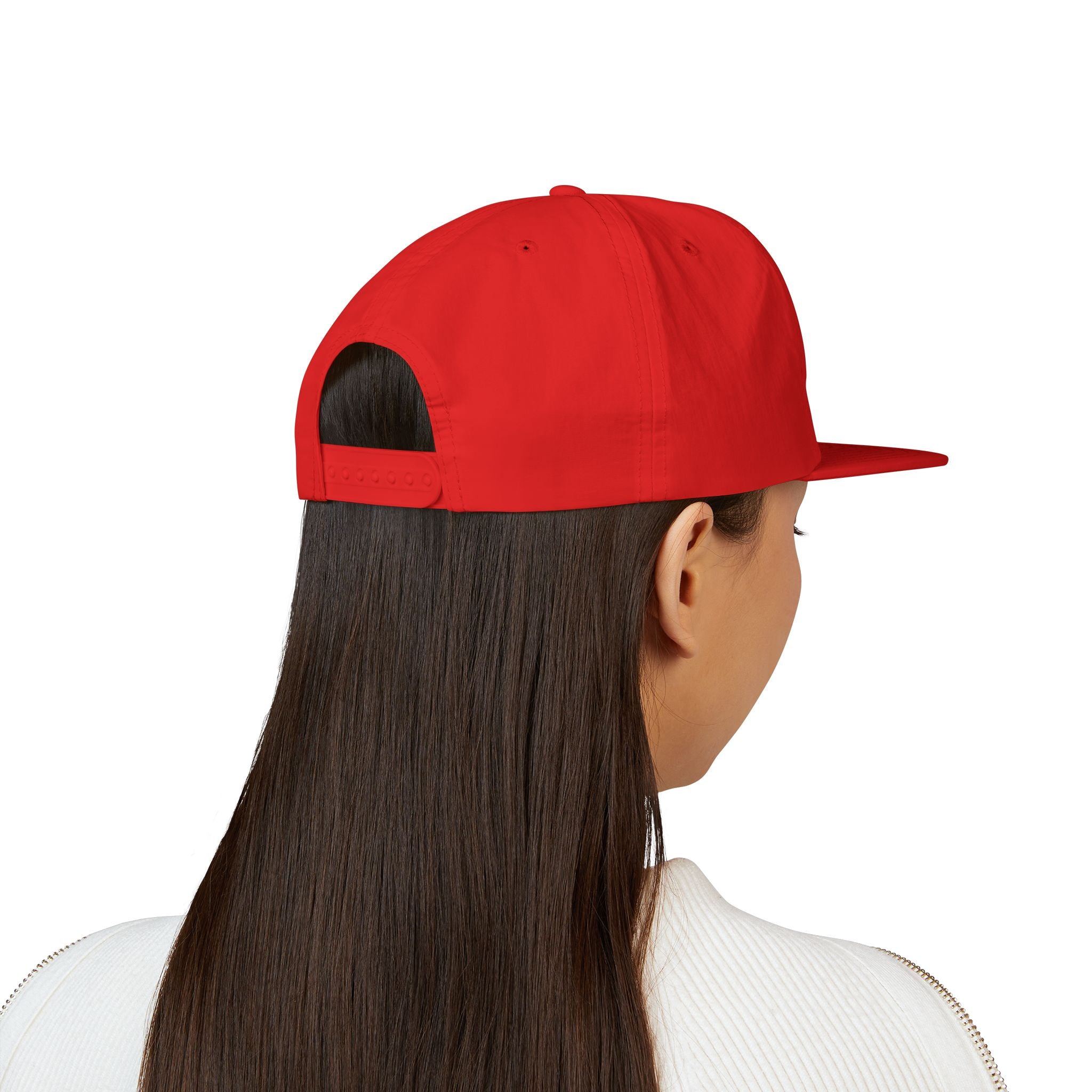 Freedom Surf Cap — Minimalist White Surf Hat with 'FREEDOM.'