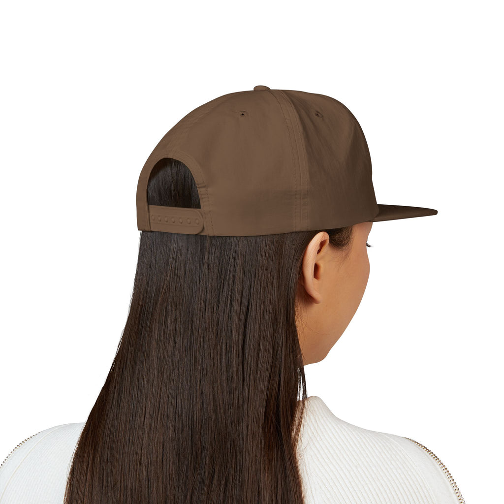 Freedom Surf Cap — Minimalist White Surf Hat with 'FREEDOM.'