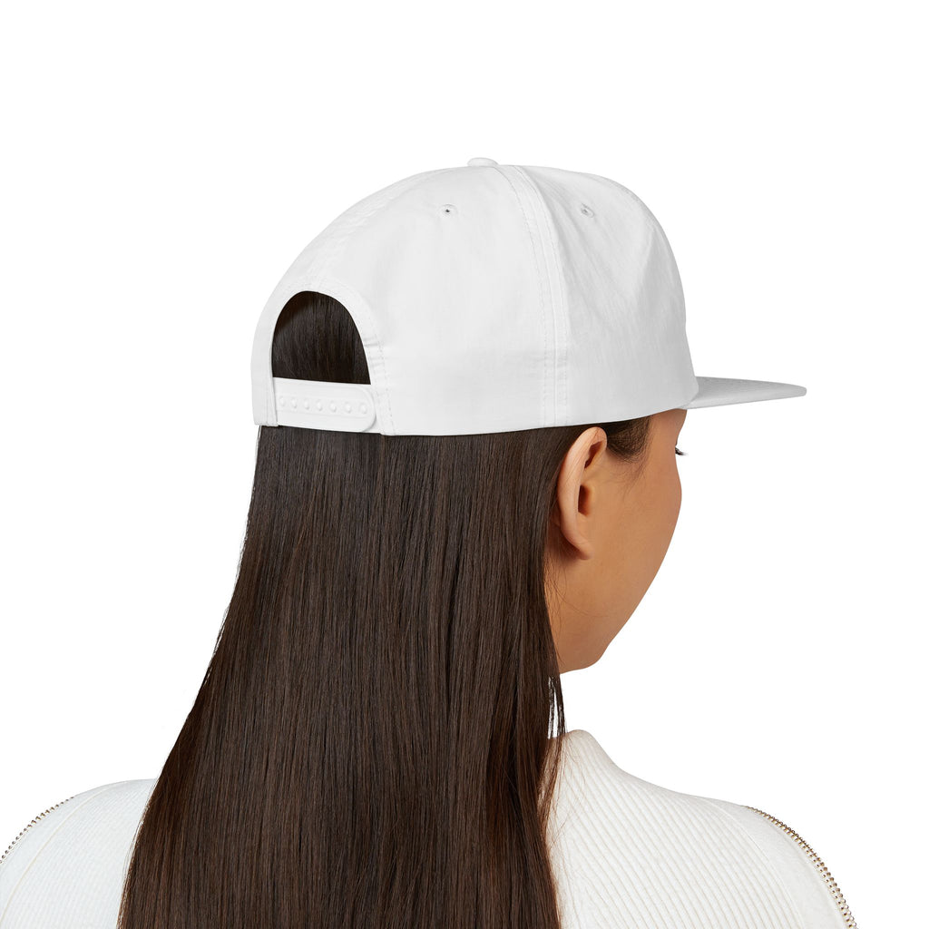Freedom Surf Cap — Minimalist White Surf Hat with 'FREEDOM.'
